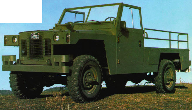 Испанский Militar отличался от английского прототипа Land Rover Lightweight оригинальным дизайном передка, отсутствием бортов и модификацией с длинной базой в 109 дюймов