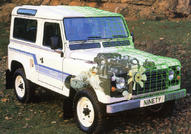 Почти Range Rover. Land Rover Ninety County 1984 года в максимальной комплектации мог похвастаться V8 под капотом.